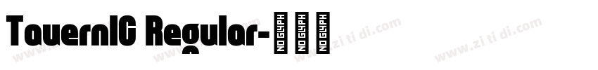 TauernIC Regular字体转换